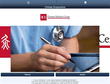 Tablet Screenshot of chinesemedicinecenter.org